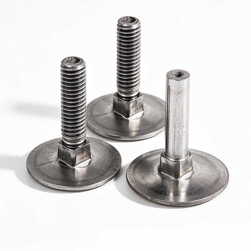 Flat Head Square Neck Adjusting Bolts with Flat Head Fasteners for Furniture and Machinery