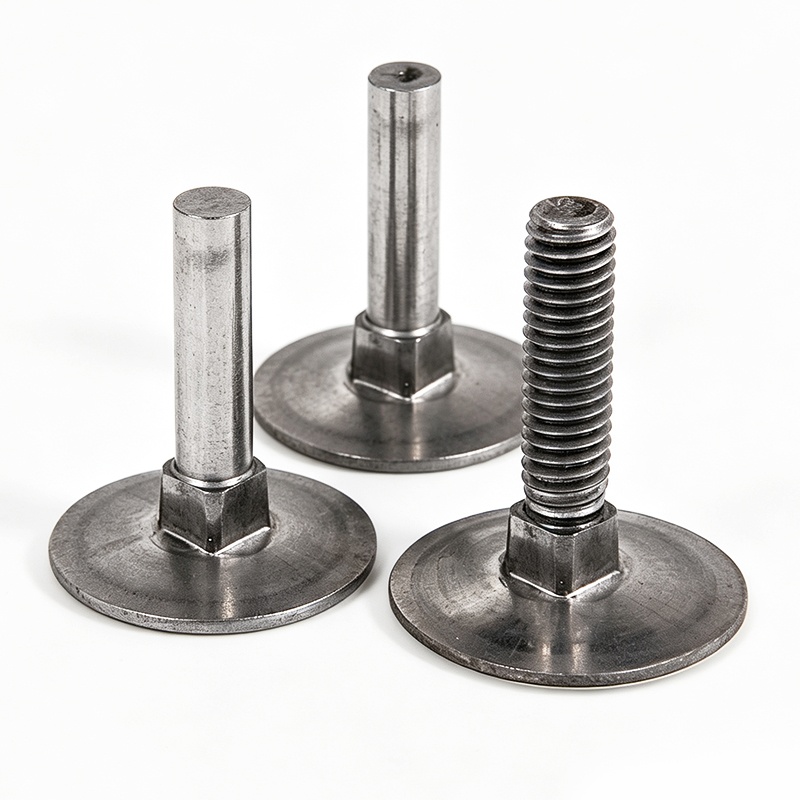 Flat Head Square Neck Adjusting Bolts with Flat Head Fasteners for Furniture and Machinery