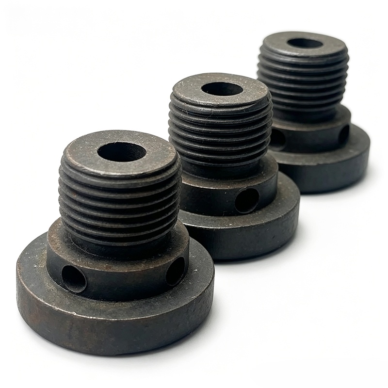 Round Head Hollow Threaded Plugs with Threaded Fasteners for Metal and Machinery