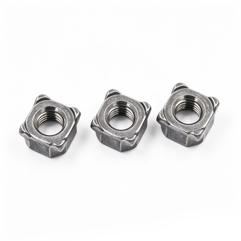 Carbon Steel Square Weld Nuts with Heavy Duty Threaded Nuts for Welding Applications