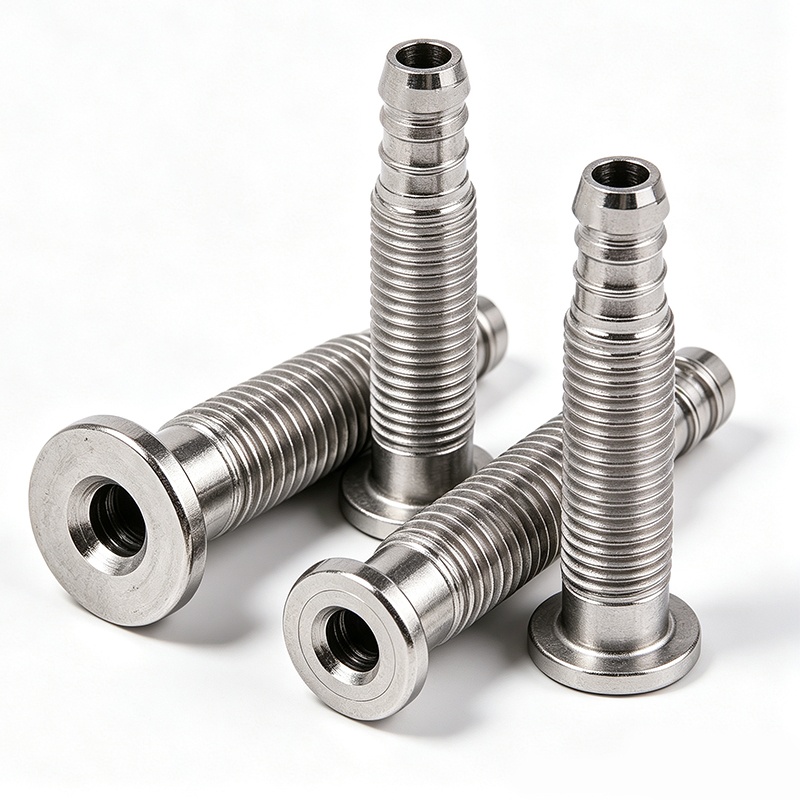 Stainless Steel External Threaded Hollow Multi-Step Connector