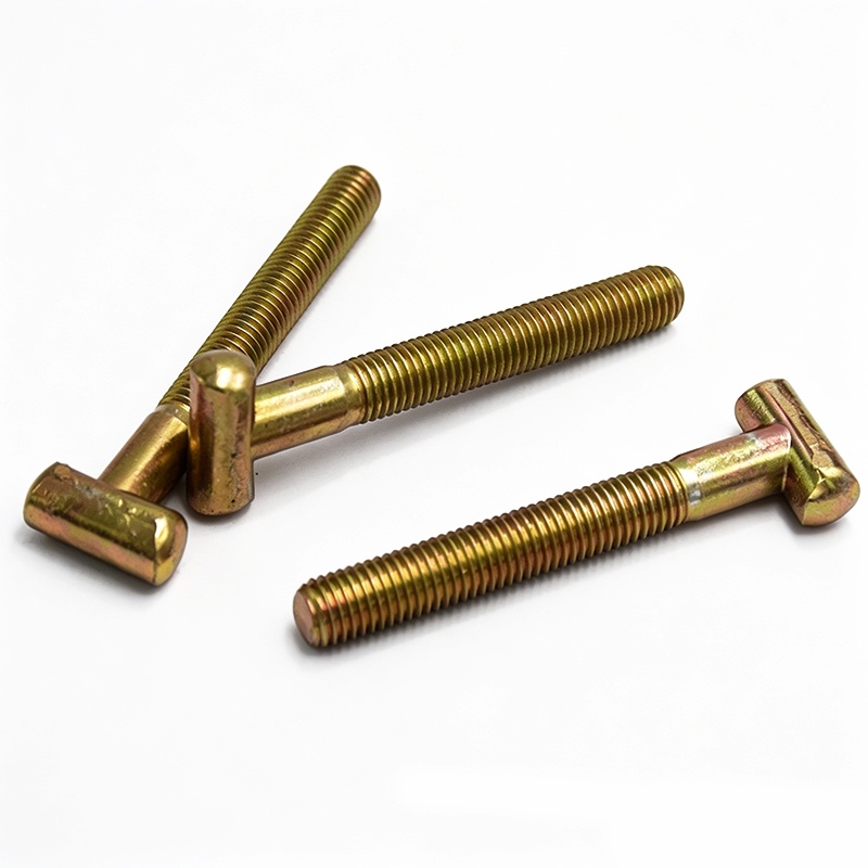 T-Bolts Made Of High-Quality Carbon Steel With Durable Threaded Fasteners
