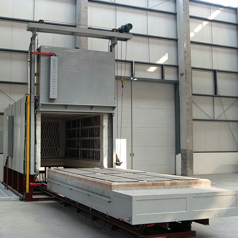 Bogie Hearth Heat Treatment Furnace For Metal Workpiece Heating Plant