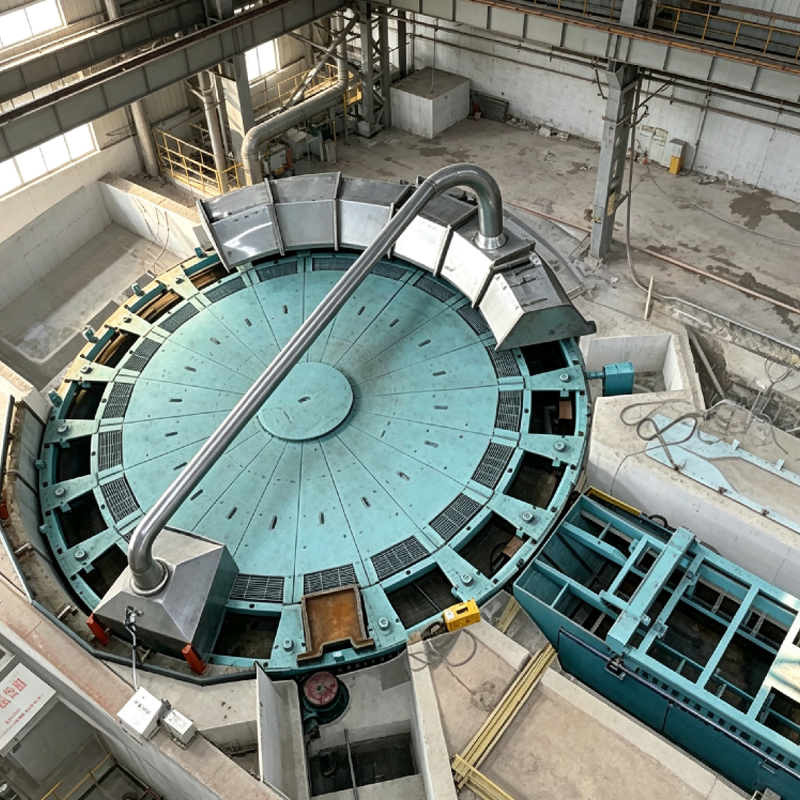Copper Anode Disc Casting Machine For Copper Smelting Refining Plant