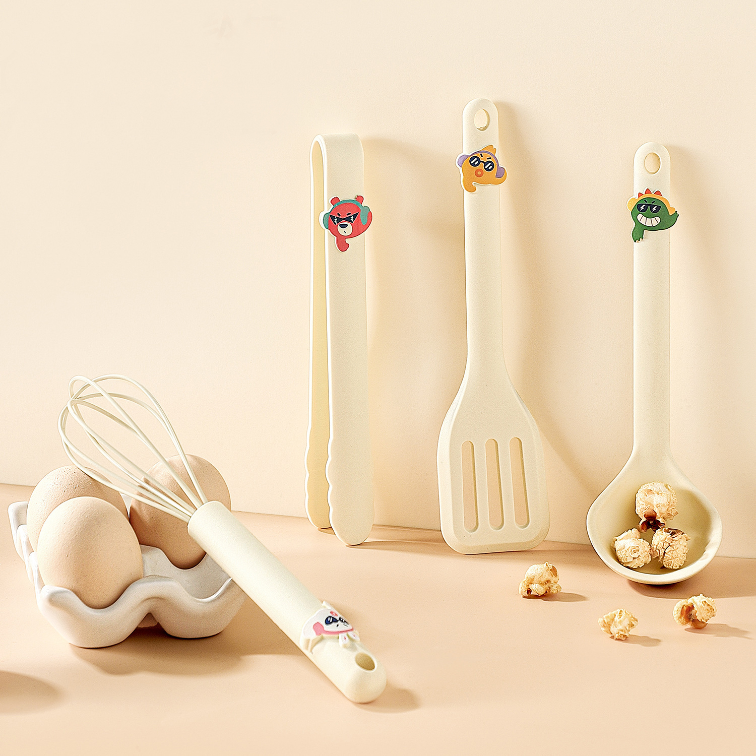 Kids Silicone Kitchen Utensil Set
