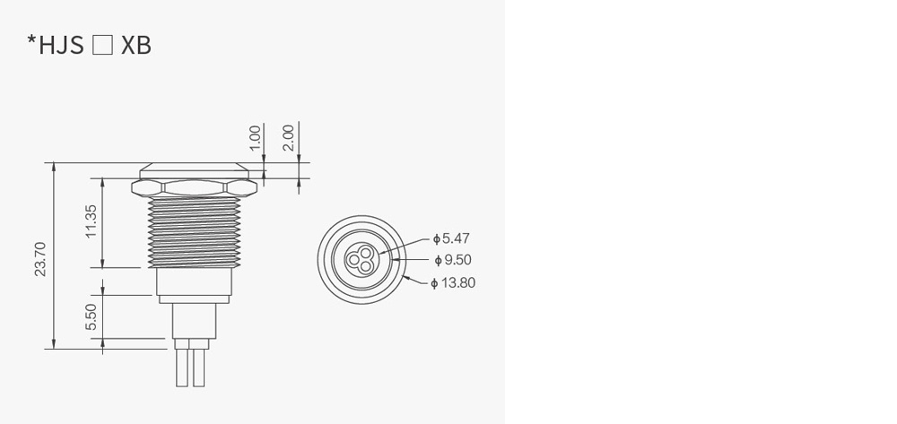 Waterproof Metal Indicator