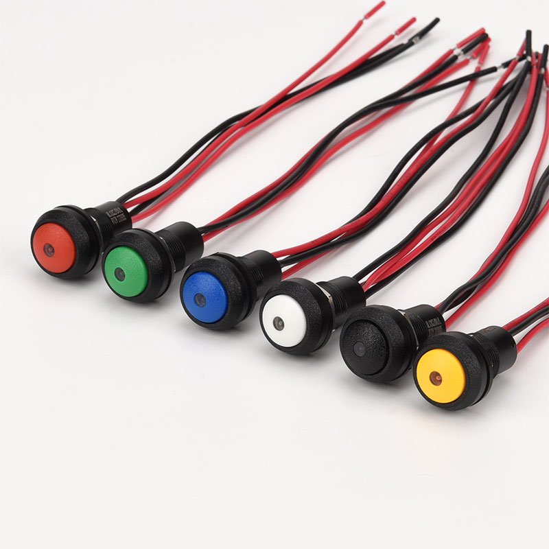 IP67 Push Button With Wire Harness